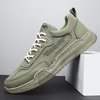 Hommes Respirant Ice Silk Soft Bas Antidérapant Confortable À Lacets Running Chaussures Décontractées En Tissu