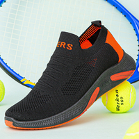 Hommes Respirant Mesh Élastique Bande Casual Running Soft Baskets