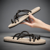 Hommes Respirant Soft Bas Antidérapant Confortable Clip Toe Plage Pantoufles Décontractées