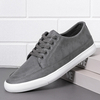 Hommes Respirant Soft Fond Épais Vintage Solide À Lacets Confortables Chaussures Décontractées