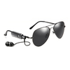 Hommes Retro Fashion Outdoor UV Protection Casque Bluetooth Lunettes de soleil