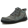 Hommes Retro Hand Sticthing Antidérapant Soft Semelle Casual Bottes en cuir