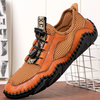 Hommes Retro Respirant Élastique Bande Soft Soled Handmade Sport Shoes