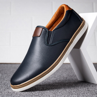Hommes Retro Soft Mocassins décontractés à semelle de marche