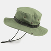 Hommes Rivets Double usage Coupe-Vent Corde Pêche En Plein Air Escalade Anti-UV Parasol Seau Chapeau