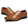Hommes robe formelle Oxfords chaussures en cuir chaussures pointues mariage affaires décontractées
