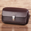 Hommes Rétro Horizontal Soft Cuir Multifonction Grande Capacité 6/6, 5 Pouces Téléphone Sac Ceinture Sac Ceinture Sac