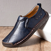 Hommes Rétro Microfibre Cuir Antidérapant Soft Semelle Slip Sur Des Chaussures Décontractées