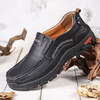 Hommes Rétro Microfibre Cuir Comfy Slip-on Outdoor Chaussures Plates Décontractées Antidérapantes