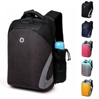 Hommes Sac à dos dordinateur portable antivol sac à dos étanche sac à dos avec port de charge USB pour lextéri