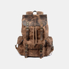 Hommes sac à dos en cuir vintage toile sac de voyage sac de camping