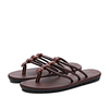 Hommes Sandales en cuir véritable Hommes La première couche de sandales en cuir Tongs Fashion Weaving Shoe