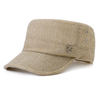 Hommes simples Vogue Lin couleur unie casquettes plates