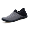 Hommes Sneakers occasionnels en maille tricotée respirante Soft Slip On Flats