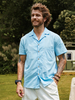 Hommes Solide Revere Collar Graceful Leisure Chemises assorties pour la peau
