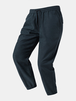 Hommes Solidee Couleur Poches Arrière Cheville Longueur Pantalon Décontracté