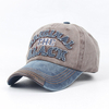 Hommes Sport Coton Lettre Broderie Casquette de baseball