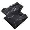 Hommes Sports Deux Pièces Fitness Loisirs Soft Slim Fit séchage rapide T-shirt Court Pantalon de Randonnée