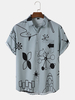 Hommes Style despace gracieux Leisure Chemises assorties pour la peau