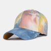 Hommes Tie-dye Coton Couleur Gradient Mode Casquette de Baseball Décontractée
