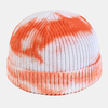 Hommes Tie-teints Coton Top Rond Chaud Melon Brimless Beanie Skull Hat Knit Hat