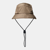 Hommes toile couleur unie rétro rue séchage rapide cordon réglable casquette tactique chapeau de seau