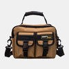 Hommes toile grande capacité de chargement USB Vintage Hippie Messenger Bag Crossbody Bag Sac à bandoulière