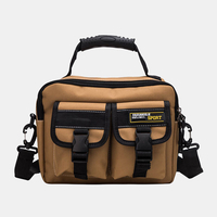 Hommes toile grande capacité de chargement USB Vintage Hippie Messenger Bag Crossbody Bag Sac à bandoulière