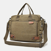 Hommes toile grande capacité multi-poches décontracté 13, 3 pouces sac pour ordinateur portable sacs à bandoulière sac à