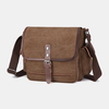 Hommes Toile Grande Capacité Résistant À Leau Vintage Sac De Messager Pour Ordinateur Portable Sac À Bandoulière Sa