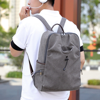 Hommes toile pli grande capacité voyage décontracté 14 pouces sac pour ordinateur portable sac de voyage sac décole