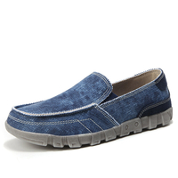 Hommes Toile Respirant Soft Semelle Confortable Slip On Chaussures Décontractées