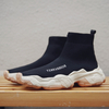 Hommes Tricoté Tissu Confortable Antidérapant Casual Chunky Running Sock Sneakers