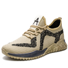Hommes Tricoté Tissu Respirant Soft Semelle Casual Sport Baskets De Course