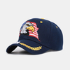 Hommes Unisexe Casquette de baseball extérieure USA Eagle Casquette de visière respirante en coton brodé
