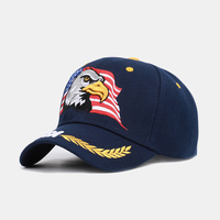 Hommes Unisexe Casquette de baseball extérieure USA Eagle Casquette de visière respirante en coton brodé
