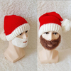 Hommes Unisexe Hiver Tricoté Santa Claus Beanie Chapeaux Crâne Visage Masque Pour Cadeau De Noël