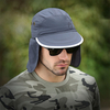 Hommes UV Protection Outdoor Fishing Mountaineer Sunhat Large Brim Visor Respirant Portable Baseball Hat
