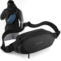 Hommes Vintage décontracté multi-poches grande capacité Nylon sac à bandoulière de rangement pour téléphone portable sac