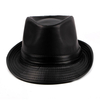 Hommes Vintage en cuir artificiel seau chapeaux