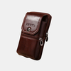 Hommes Vintage en cuir véritable 6, 5 pouces téléphone sac taille sac ceinture sac