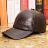 Hommes Vintage en cuir véritable Casquette de baseball Casquettes dextérieur Casquettes réglables