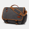 Hommes Vintage Grande Capacité Toile Étanche Casual Sac À Bandoulière Sac À Bandoulière Sac De Voyage