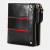 Hommes Véritable Cuir RFID Anti-vol Cire Rétro Zipper Porte-cartes En Peau De Vachette