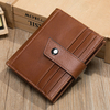 Hommes Véritable Cuir RFID Blocage Anti-vol Multi-Slot Card Case Porte-Cartes