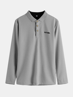 Hommes Youth Chemises Tendance Slim Slim à Manches Longues