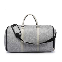 Hommes 2 En 1 Affaires En Plein Air Voyage Costume Sac Sport Gym Sport Bagages Vêtements Pochette De Rangement Organisat