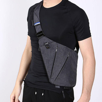 HommesFemmesDroiteGaucheMulti-fonctionSport Extérieure Lumière Taille Sac Poitrine Sac Ban