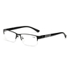 Hommesfemmesrondedemi-tramelecteurslecture ordinateur lunettes