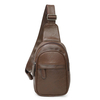 Hommes PU Cuir Imperméable Casual Cyclisme Sports de plein air Light Poids Crossbody Bag